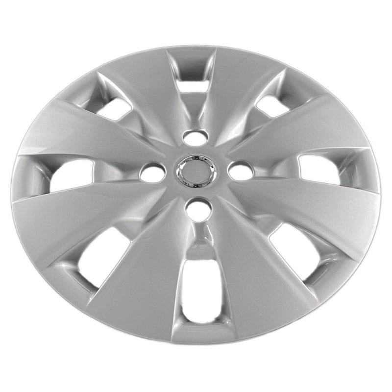 Hubcaps.com - Premium Quality 15" Silver Hubcaps / Wheel Covers fits Toyota Yaris, Heavy Duty Construction (Set of 4) - Image 3